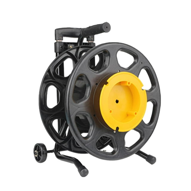 Carrete de cable móvil, enrollador de cable eléctrico, carrete de cable de alimentación portátil de mano, carrete óptico S350AB