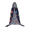 thumbnail image 7 of Vsdgher Space Dinosaur Hooded Cloak, Teenagers Halloween Hoodies Robe Cosplay Capes, Halloween Hooded Cape Cosplay Costume-Large, 7 of 7
