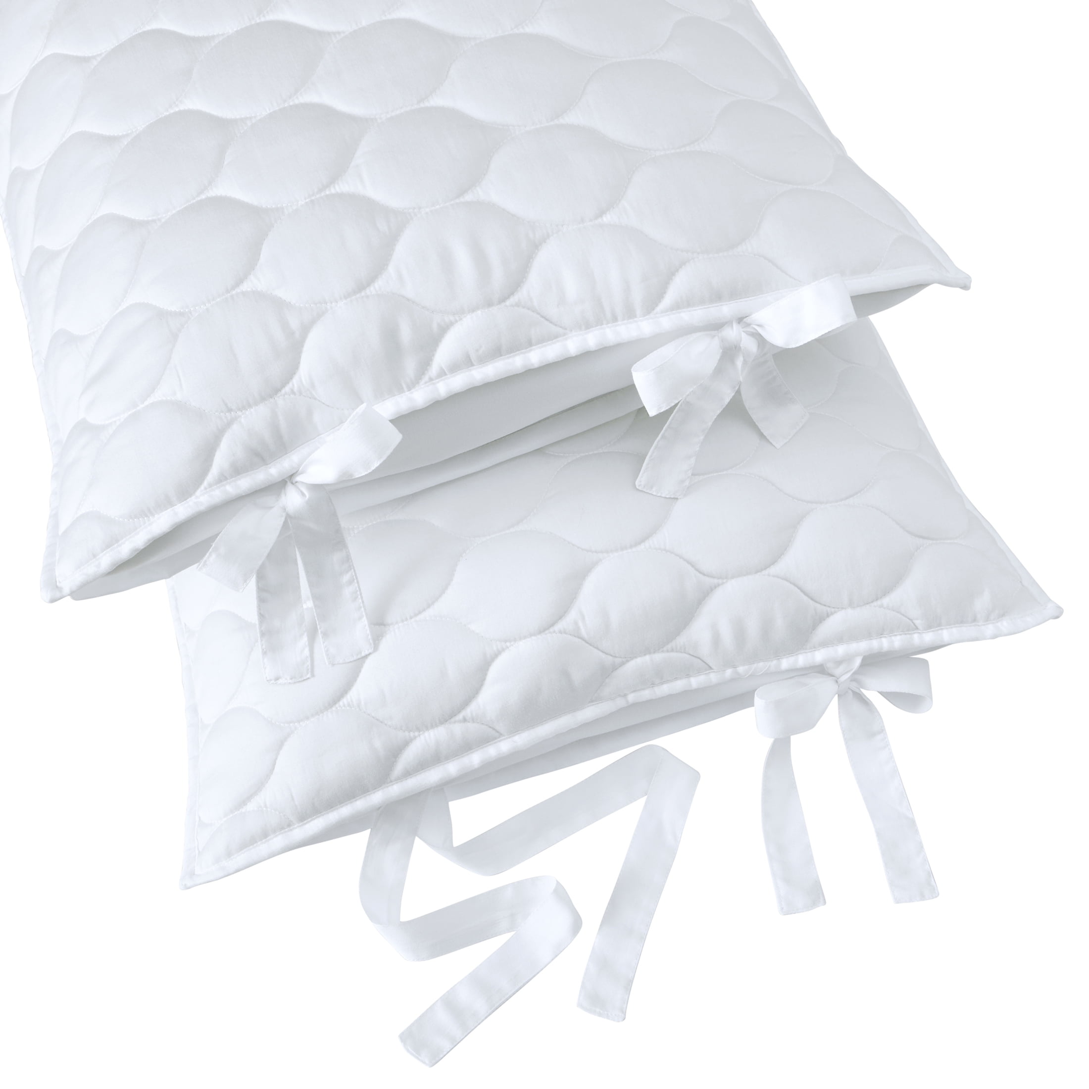 Better Homes & Gardens Tencel Pillow Shams, White, Standard (2 Count), All Ages