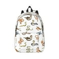 thumbnail image 2 of Rocae Snake for Durable Canvas Backpack Leisure Large Bag Travel Rucksack Multi-function Backpack, 2 of 8