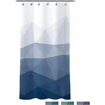 Design 36 x 72 Inches Shower Curtain,Popular Shower Curtain, Ombre Blue Fabric Shower Curtains for Bathroom Decor, Contemporary Bathroom Curtains