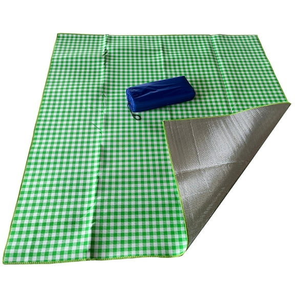 AOOOWER Waterproof Picnic Blanket Outdoor 3 Layers Ultralight Beach Blanket Lightweight Handy Camping-Mat for Indoor and Outdoor