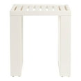 thumbnail image 3 of Linon Killick Acacia Outdoor Side Table, Antique White, 3 of 7