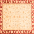 thumbnail image 1 of Ahgly Company Indoor Square Abstract Orange Modern Area Rugs, 3' Square, 1 of 4