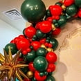 thumbnail image 6 of Christmas Balloon Arch Green Gold Red Box Candy Balloons Garland Cone Explosion Star Foil Balloons, 6 of 8