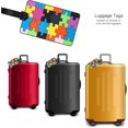 thumbnail image 2 of Baggage Tags,8 Pieces Luggage Tags PVC Baggage Tags, Travel Suitcase Baggage Tags ID Tags for Business Cards, 2 of 7