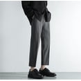 thumbnail image 4 of Zszcpp Work Pants Men Suit Trendy Japanese Handsome Trendy Style Versatile Solid Color Lounge Trousers Casual Trouser, 4 of 7