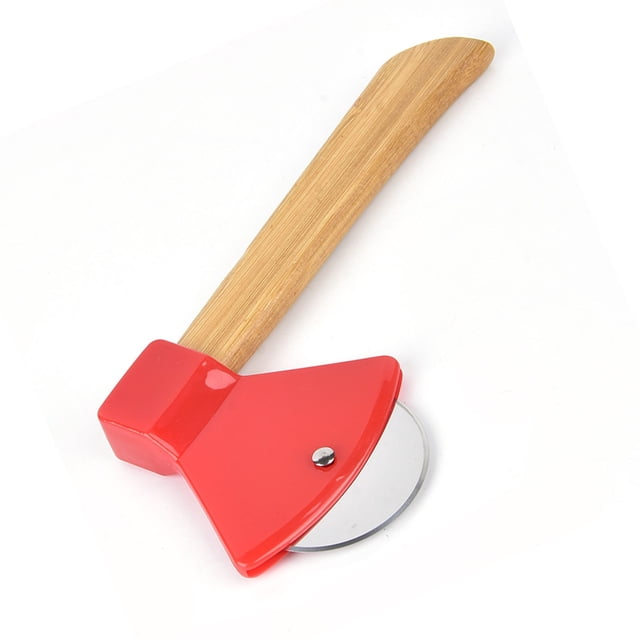 Herramienta para cortar pizza, cuchillo para pizza, cuchillo para pizza de acero 430, cortador de pizza con hacha, confiabilidad excepcional