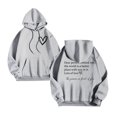 thumbnail image 4 of vigerkar Hoodies With Letter Print Long Sleeve Sweatshirts Pullover Casual Tops Y2K Womens Clothing (Light Gray, 4XL), 4 of 7
