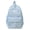 Blue, variant on Women Laptop Backpack Large Capacity Aesthetic Daypack with Polka Dot Bow Pendant Casual Travel Backpack for Outings Picnics (Black)
