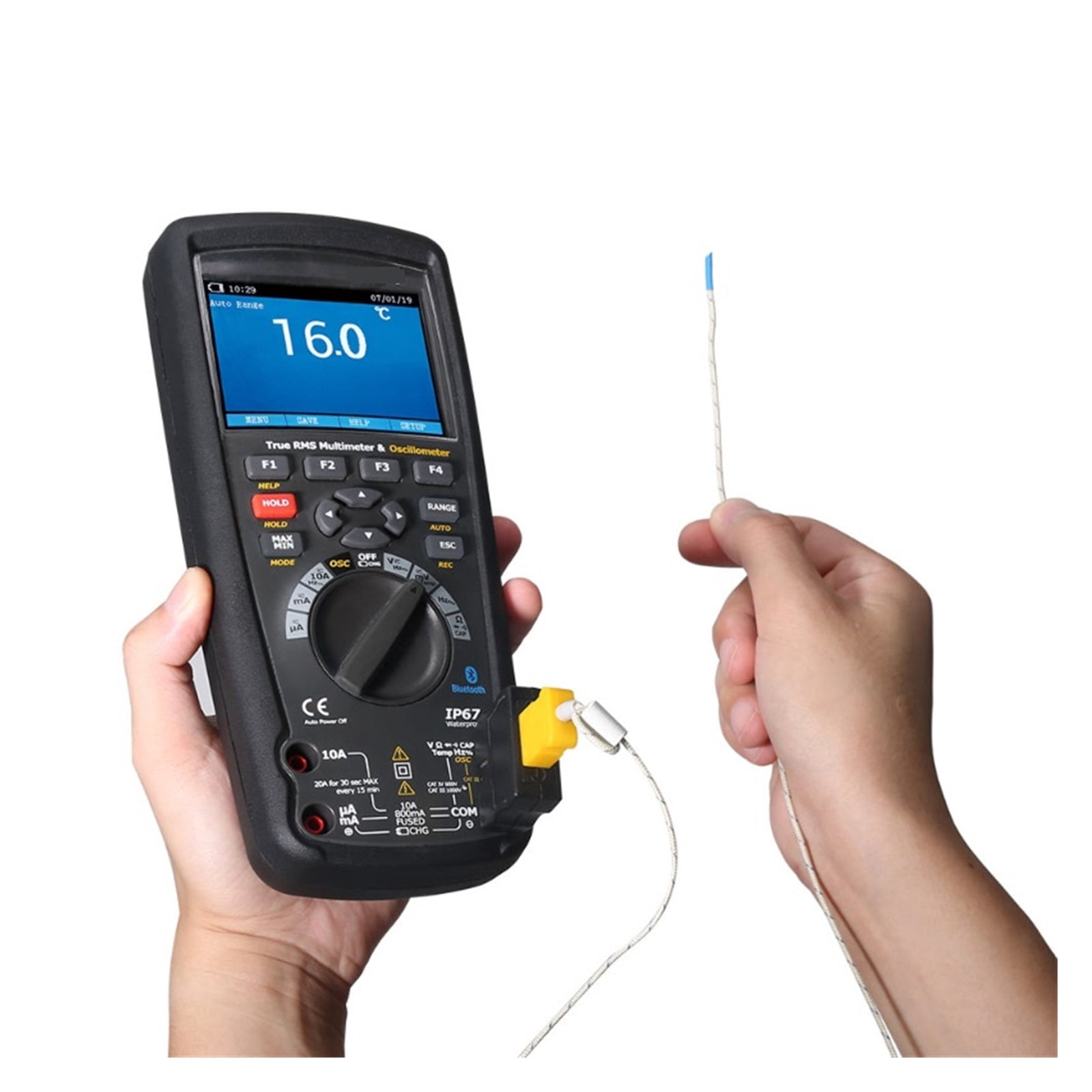 Accuracy Real-time Sample Rate Fully PC Calibration Handheld Oscilloscope Digital Multimeter ,Professional Designed