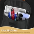 thumbnail image 3 of Tirrinia 2 Bottle Wine Gift Tote Carrier - Leakproof & Insulated with Large Pockets Wine Cooler Bag for Travel, Tasting, Party, Dinner, 3 of 8
