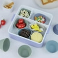 thumbnail image 3 of Silicone Baking Muffin Cups 12 Pack, Reusable Cupcake Liners Cake Molds, BPA Free, Dishwasher Safe(White, Green, Navy, Dusty Blue), 3 of 10