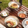 thumbnail image 4 of Silver 304 Stainless Steel Camping Dining Plate Camping Portable Cookware, 4 of 9