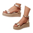 thumbnail image 2 of WILLBEST Sandalias De Plataforma Para Mujer, Informales, De Verano, Con Suela Gruesa Y Diseño De Cuña Para Vacaciones Al Aire Libre, Cómodas, Con Punta Abierta, Para Vestidos Y Jeans., 2 of 8