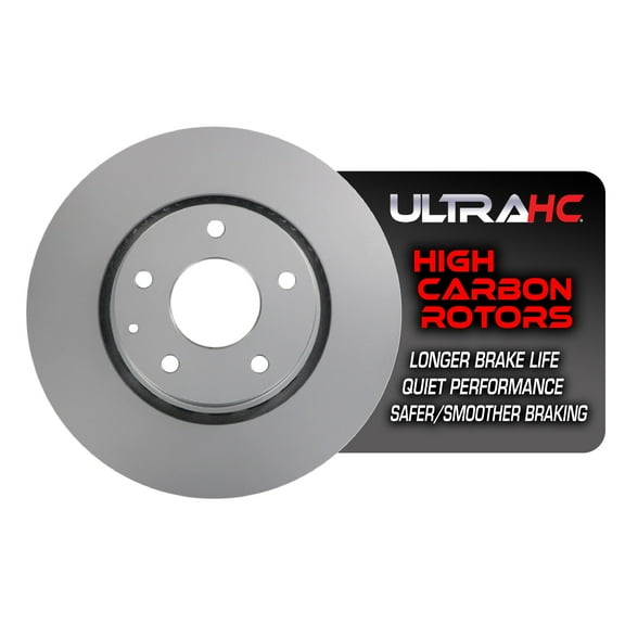 UltraHC Coated High Carbon Brake Rotor, Front UR005765, Mazda CX-5 2021-2016