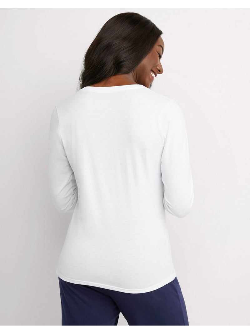 Débardeur Blanc Hanes En Coton Stretch Taille L - Occasion Très Bon état