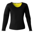 thumbnail image 2 of para mujer de manga larga de neopreno ejercicio fitness correr yoga camiseta larga xxxl Sunnimix Mujer Deportes manga larga, 2 of 8