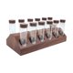 thumbnail image 5 of Frasco de vidrio dosificador de granos de café Vial de granos de café Contenedores de almacenamiento de café con 12 ranuras, 5 of 9