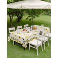 thumbnail image 4 of Outdoor Tablecloth with Umbrella Hole for Patio/Picnic/Party/Camping, Sunflowers Bee Waterproof Table Cloth Rectangle Table Cover Washable, Summer Watercolor Farmhouse Country on Linen (54"x 80"), 4 of 8