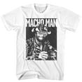thumbnail image 1 of Macho Man T-Shirt Blanc pour Adulte, 1 of 2