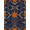 Orange Navy Blue, Pattern 1, variant on ODIKA Star Emblem With Vintage Sports Pennant Border Design Refined for Dorm Room, Small Living Apartment, Stain Resistant Low Profile