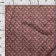 thumbnail image 3 of oneOone Cotton Poplin Maroon Fabric Asian Dabu Print Diy Clothing Quilting Fabric Print Fabric By Yard 56 Inch Wide, 3 of 4