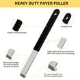 thumbnail image 5 of 2Pcs Paver Puller Paver Extractor Tool With Joint Scraper Teeth & Slots Paver Removal Tool For Garden Yard Patio Paver Brick Block Replacement(Silver), 5 of 7