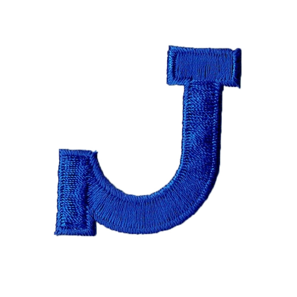 Alphabet Letter - J - Color Royal Blue - 2