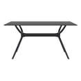thumbnail image 3 of Compamia Siesta Air 55" Dining Table in Black, 3 of 6