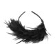 thumbnail image 5 of Ofertas Únicas 1 Pc Diadema Plumas Accesorios para el Cabello para Mujeres Negro, 5 of 5