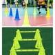 thumbnail image 5 of Sonducket 3x conos de tráfico de entrenamiento de fútbol: visibilidad mejorada, fácil de instalar, fútbol, baloncesto, entrenamiento, Mochilas de mochilero Verde 23cm, 5 of 6