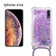thumbnail image 2 of Estuche para teléfono con cordón para arenas movedizas anticaída de cuatro esquinas para iPhone X/XS - arenas movedizas amor púrpura Xemadio 221028-2, 2 of 9