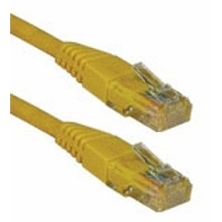 - 15' ft foot Cat5e RJ45 Ethernet Network Patch Cable Cord Yellow