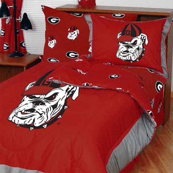College Covers Georgia Bulldogs 3 Pc Comforter Set 1 2 Shams Queen Com - Georgia Bulldog Bedding Set College Covers Georgia Bulldogs 3 Pc Comforter Set 1 2 Shams Queen Com - Georgia Bulldog Bedding Set