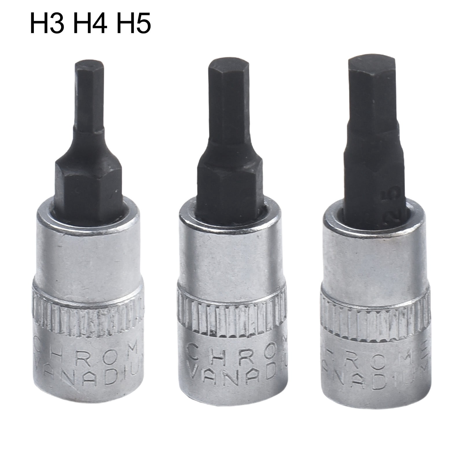 H6 Socket Bit 3Pcs1/4 Inch Drive Hex Socket Bit Set 3- 8Mm Screwdriver Bits H3 H4 H5 ...