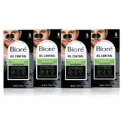Bior Men's Blackhead Remover Pore Strips, Charcoal Deep Cleansing Nose Strips for Blackhead Removal on Oily Skin, 6 Count (Pack of 4)
