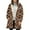 Brown, variant on Flannel Jacket for Women Stylish Trendy Fleece Lined Plaid Shackets Long Sleeve Mid Long Winter Warm Sherpa Jackets Outerwear (M, Gray)