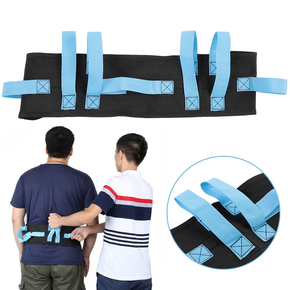 YOUTHINK Secure Transfer Gait Belt with Handles and Quick Release Buckle - Elderly Patient Walking Ambulation Assist Mobility Aid