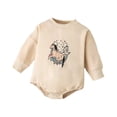 thumbnail image 1 of Gibobby Mameluco para niño de manga larga de otoño con estampado de caballo para recién nacidos y niños, sudadera, , ropa(A, 6-12 Meses), 1 of 5