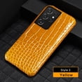thumbnail image 1 of Funda de cuero de cocodrilo 100% Natural para teléfono Samsung Galaxy S23 S21 S22 Ultra S20 FE S10 S21 Plus Note 20 A71 A51 A52 A53 A54 Fivean unisex, 1 of 2