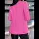 thumbnail image 4 of Blazer de Larga para Mujer, Informal, de Negocios, con Abertura Frontal, para Trabajo y Oficina. Rosa M, 4 of 6