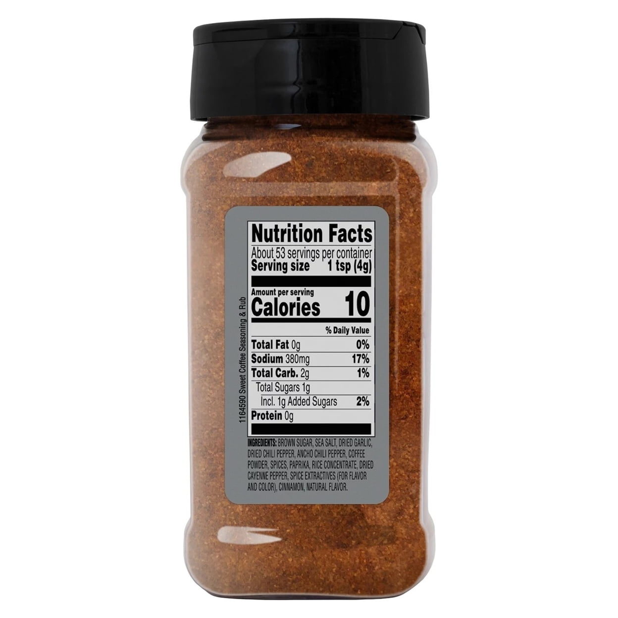 Weber Sweet Coffee Seasoning and Rub (7.6 Ounce)
