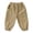 Khaki, variant on Kids Cargo Pants Elastic Waist Joggers with Flap Pockets and Snap Button Boys Girls Pull-On Trousers School Streetwear Bottoms