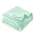 thumbnail image 1 of Bare Home Microplush Fleece Blanket - 300 GSM - Fuzzy Microfleece - Soft & Plush - Twin/Twin XL, Spring Mint, 1 of 5