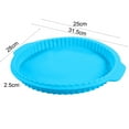 thumbnail image 7 of Cheer.US Pie Pan for Baking, 10 Inches Round Baking Dish for Dinner, Non-Stick Pie Plate with Soft Wave Edge for Apple Pie, Pumpkin Pie, Pot Pies, 7 of 7