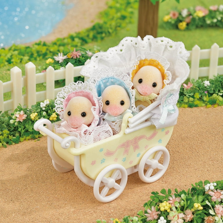 Calico Critters Darling Ducklings Baby Carriage, Limited Edition
