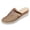 Brown, variant on Women Net Hollow Knit Closed Toe Espadrille Wedge Slide Mule Sandals Slip On Breathable Footwear For Casual Outdoor Summer Daily Beach Walking Errands Shopping
