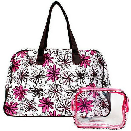 London Soho New York Soho Duffle Bag, Floral, 18.5 X 2.5 X 12
