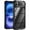 Black, variant on iPhone 17 Air Ultimate Transparent Hybrid Case - Blue